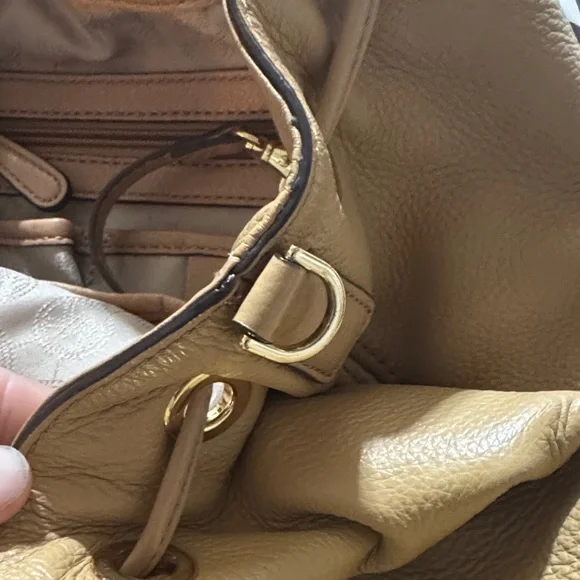 Michael Kors Gold and Tan Tote Bag - Picture 4 of 5